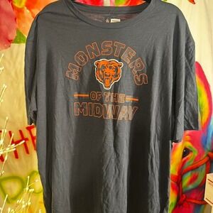 186. NFL Chicago Bears black t-shirt Size XXL